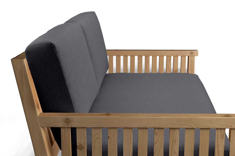 Диван Норман Textile Сосна Black