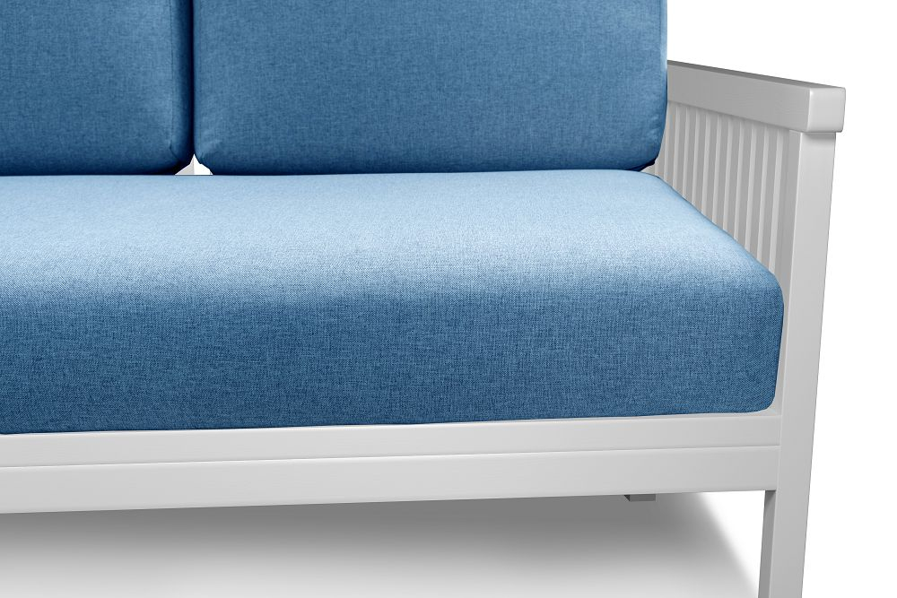 Диван Норман Textile Белый Blue