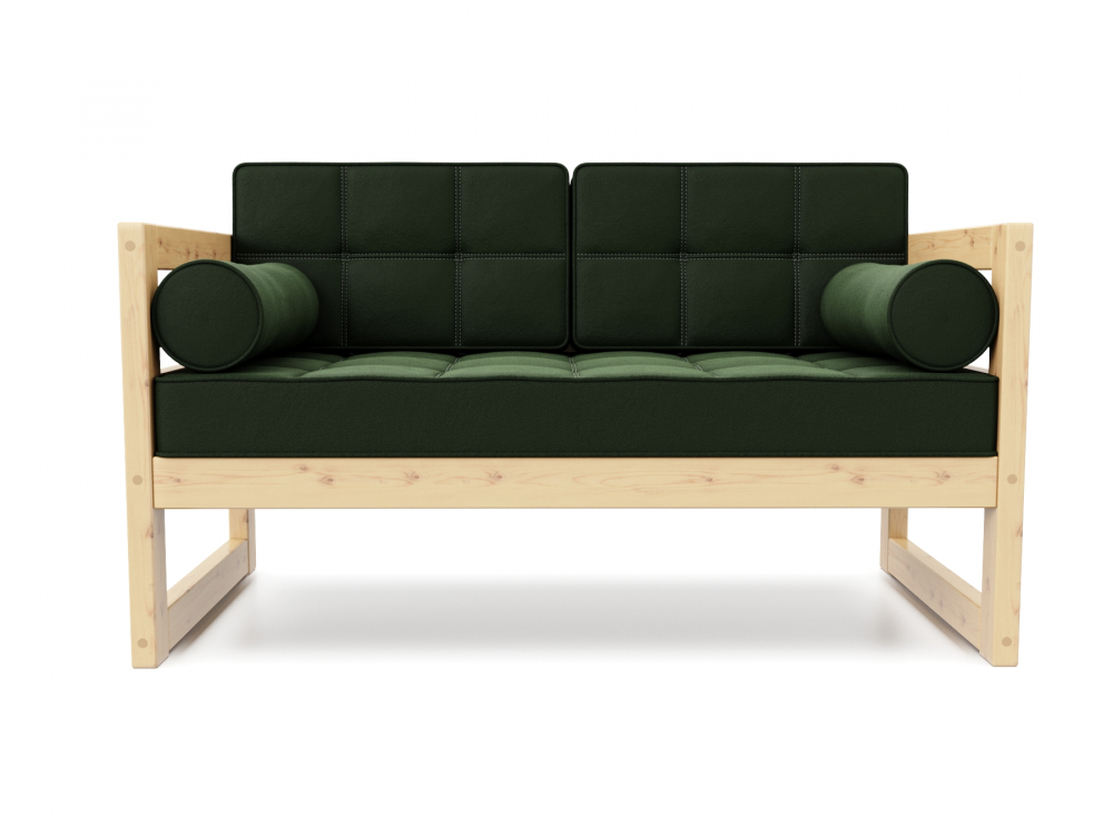 Диван Сега Б Velvet Сосна Green