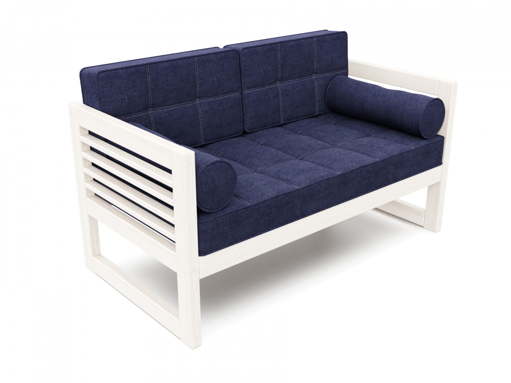 Диван Сега М Textile Беленый Дуб Royal Blue