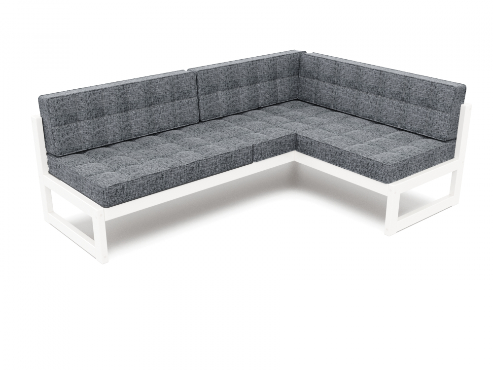 Диван Сега Угловой Velvet Орех Grey